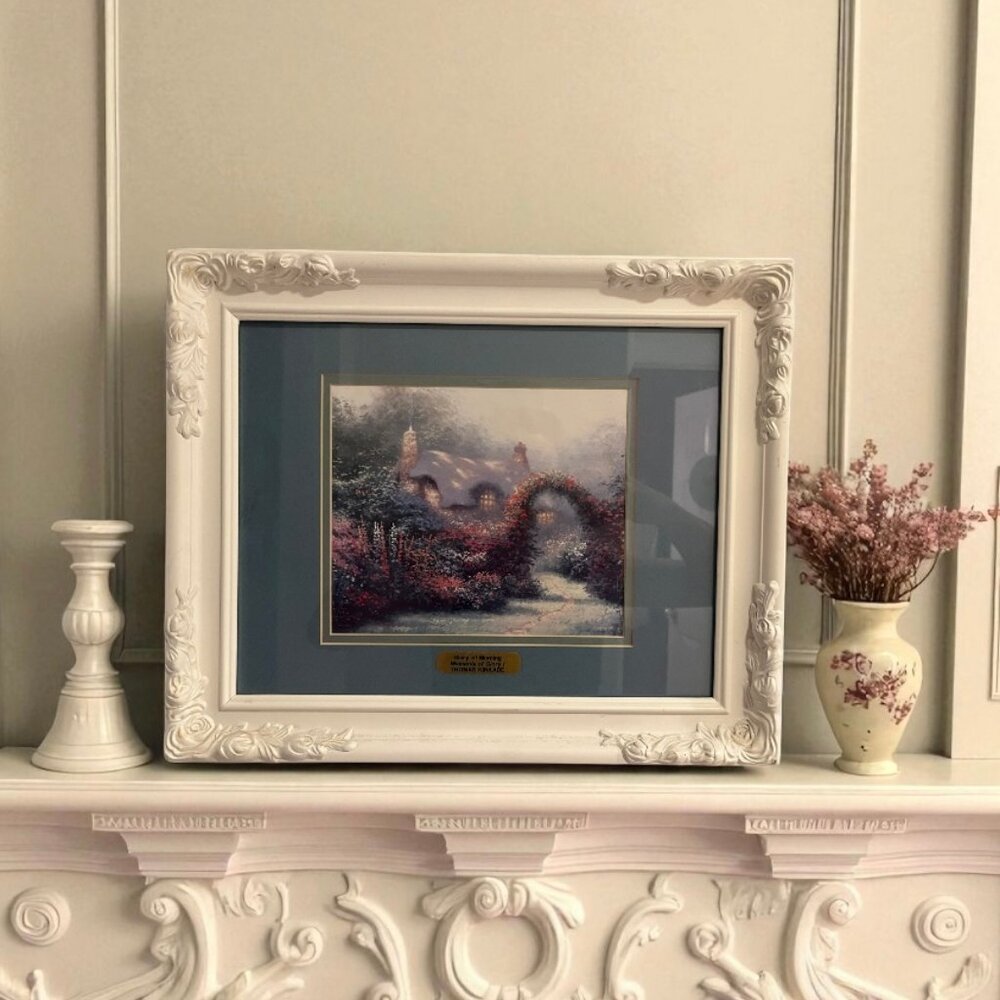 Thomas Kinkade Framed Print – A Day of Sharing – 17.25” x 14.25